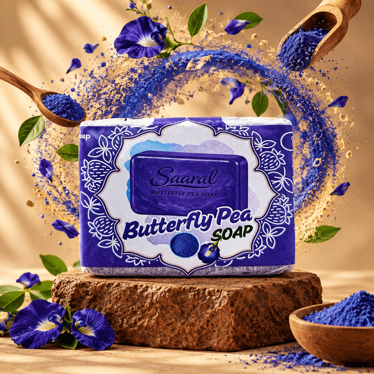 Butterfly Pea Soap (Sangoo Poo)